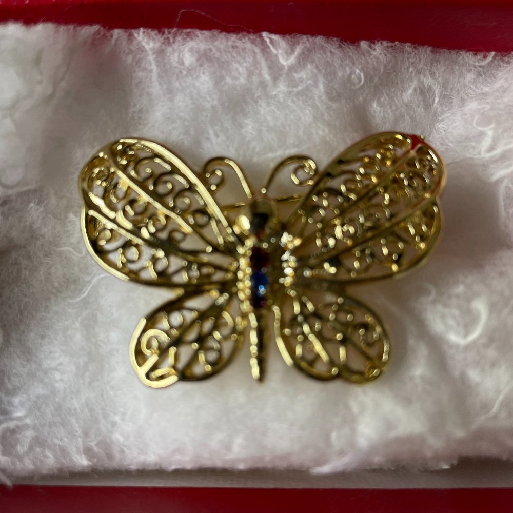 Butterfly brooch